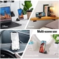 thumbnail image 4 of 2 Pack Car Dashboard Stand Stick-on Base Mount Stand to Anywhere (Dummy Air Vent Outlet Simulator) for Table Phone Holder Bracket Desktop Wireless Charger Magnetic Clip GPS Cradle Clamp, 4 of 7