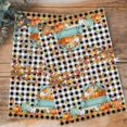 thumbnail image 4 of Thanksgiving Kitchen Towels Set of 3, Water Absorbent Dish Towel, Maple Leaf Pumpkin Black White Plaid Decorative Hand Towels - Quick Drying Cloth for Cooking Baking, 18x28 Inch, 4 of 8
