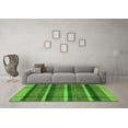 thumbnail image 3 of Ahgly Company Indoor Square Abstract Green Modern Area Rugs, 6' Square, 3 of 4