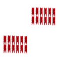thumbnail image 3 of Matsuzay Clip de imagen de 100 piezas, decoraciones de boda portátiles simples, maravillosas Mini abrazaderas de asequibles para el Tipo 1 2piezas, 3 of 6
