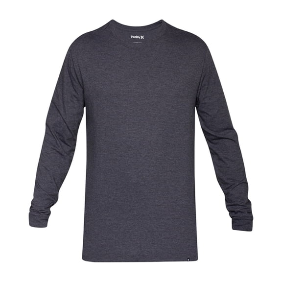 Hurley Mens Staple Basic T-Shirt, Grey, Large