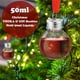 thumbnail image 5 of 10 piezas de adornos para árbol de Navidad rellenables con forma de bombillas de plástico transparente para botellas de agua y bebidas alcohólicas, colgante con forma de campana para decoración de fie, 5 of 5