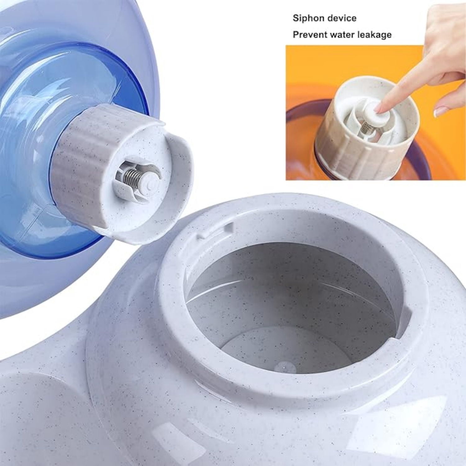 3 Gallon/11L Replenish Pet Waterer for Large Dog Cat Animal Automatic Gravity Water Drinking Fountain Bottle Bowl Dish Stand