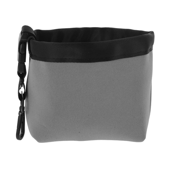 Miangastore Golf Ball Cleaning Bag Exterior Golf Club Cleaning Pouch Club Face Golf Cleaner With Detachable Clip Fabric Liner Portable Golf Ball Bag Golf Accessory