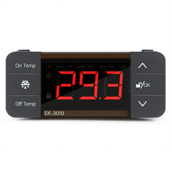 Digital Temperature Controller 220V Cool Heat Switch Refrigerator Refrigeration Defrost Thermostat Sensor(EK-3010)