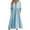 Sky Blue-01, variant on STETMN Women Oversized Maxi Dresses Casual Loose Pockets Long Dress Short Sleeve Split Maxi Dresses
