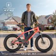 thumbnail image 6 of Wooken 4.0" Fat Tire 20" Electric Bike for adults, Peak 750W E-Mountain bike, 48V 499WH Removable Battery, Up to 45 Miles Electric Bicycle, Off Road E-Bike,SGS Certified to UL 2849, 6 of 7