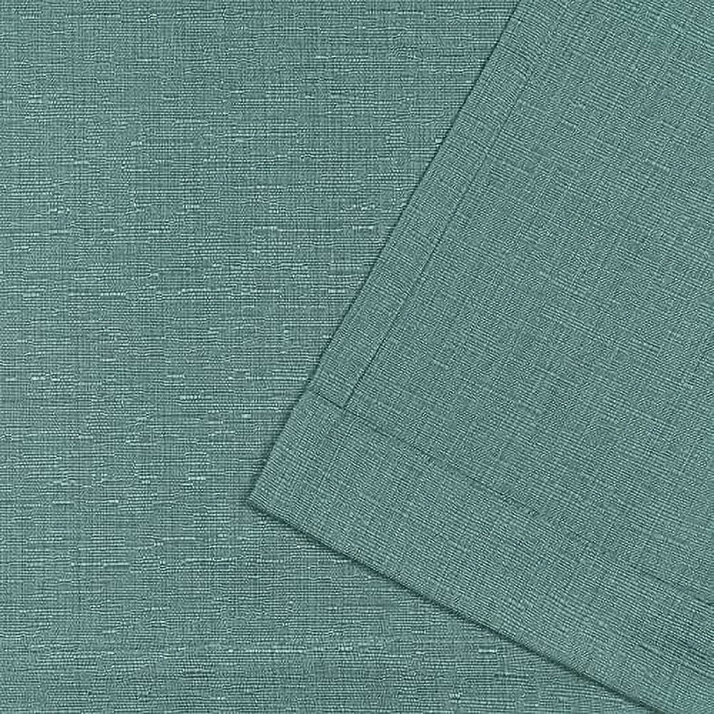 Nicole Miller New York Sawyer Cotton Blend Grommet Top Light Filtering Curtain Panels, 52"x63", Sage, Set of 2