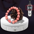 thumbnail image 2 of Electric Rotating Display Stand Cell Phone Holder White, 2 of 7