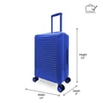 thumbnail image 2 of iFLY Volt 20" Expandable Hardside Spinner Carry-On Luggage, Cobalt, 2 of 7