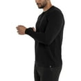 thumbnail image 5 of X RAY JEANS Mens Long Sleeve Henley T-Shirt, Black, 3XL, 5 of 9