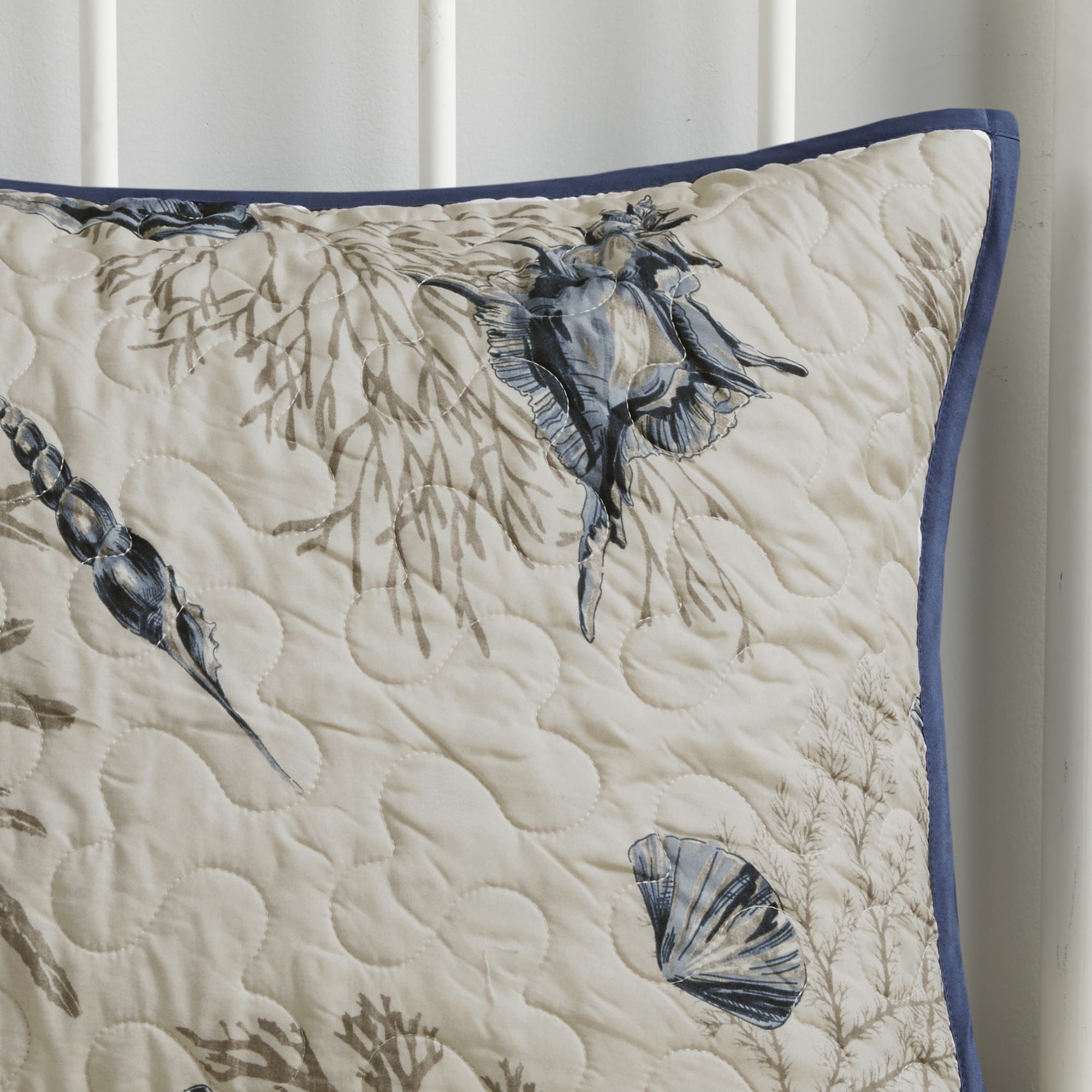 Home EssenceLuxury Coastal 5 Piece Twin/Twin-XL Quilt Set