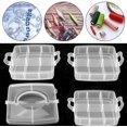 thumbnail image 3 of Storage Box-3 Layers 18 Slots Plastic Case Earrings Jewelry Storage Box Organizer, 3 of 7