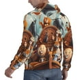 thumbnail image 6 of Lsque Animal Filled Noahs Ark Pattern Casual Men's Hoodie,Hooded Sweatshirt with Kangaroo Pocket,Pullover Hoodie-3X-Large, 6 of 7