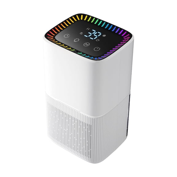 Dehumidifier, (500 Sq.Ft) Dehumidifier for Basement, 50 OZ Water Tank Dehumidifiers for Home, Dehumidifier with Timer, Silent Mode, White