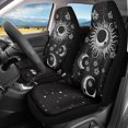 thumbnail image 2 of POLERO Car Seat Covers Automotive, Car Accessories Interior Front Seat Cover Sedans Interior Accessories, Sun and Moon Design, 2 of 9