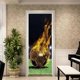 thumbnail image 1 of (77x200cmStyle F)Door Sticker Trompe l'oeil Effect 3D Interior PVC Wall Stickers for Decoration Wall Living Room Kitchen Bedroom Bathroom Wallpaper, 1 of 5