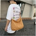 thumbnail image 3 of Kukuzhu Grunge Harajuku Causal Tote Bag Punk Crossbody Bag Japanese Emo Hobo Bag Hippie Causal Vintage Shoulder Bag (Brown,One size), 3 of 6