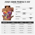 thumbnail image 5 of Goofa Colorful Bananas Printed Sports Bras for Women, High Impact Running Bra Workout Crop Tank Tops Longline Sports Bra Push up-X-Large, 5 of 9