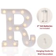 thumbnail image 2 of LED Marquee Letter Lights Sign, Light Up Alphabet Letter for Home Party Wedding Decoration R, 2 of 5