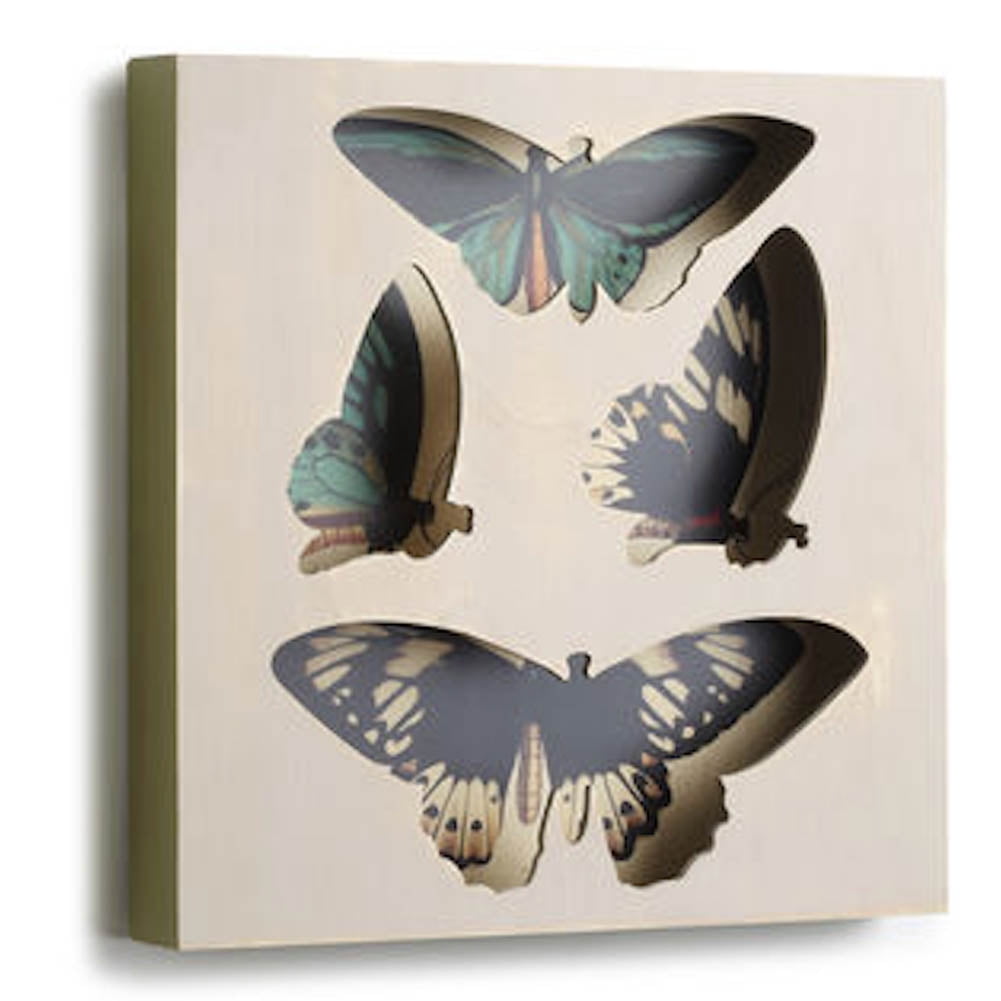 DEMDACO Large Butterfly Shadow Box