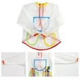 thumbnail image 2 of Zeiwohndc Clear Children Waterproof Art Smocks with Long Sleeves for Painting Ages 3-8, 2 of 9