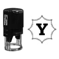 thumbnail image 1 of Printtoo Octagon Celtic Swirl Frame Y Alphabet Monogram Self Inking R-40 Rubber Stamp Office Stationary, 1 of 3