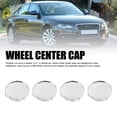 thumbnail image 3 of 4Pcs Car Wheel Center Caps, 2.4inch Rain Proof Inner Diameter, Exquisite Car Rim Center Hub Cover Cap Decoration, Black or Silver, 3 of 7