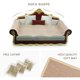 thumbnail image 5 of Cat Scratcher Couch Shape - Interactive Paw Exercise Toy Big Corrugated Cardboard Cat Bed with Mat,Pet Products ShopWise Round, 5 of 9