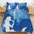 thumbnail image 2 of Ocean Cute Mermaid Bedding Set with Zipper Closure for Girls & Boys, 2 of 6