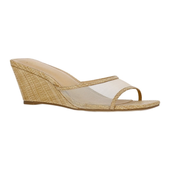 Time and Tru Women's Slip On Wedge Sandals