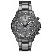 Fossil Men's Watch, Bannon Multifunction Smoke Stainless Steel BQ2491 Watch
