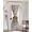 Beige, variant on Colorful Birds Blackout Door Curtains for French, Glass,Front, Back, Patio Door, Vintage Farmhouse Envelope Postmark Thermal Insulated Rod Pocket Window Curtain Drapes With Tiebacks 25"x72"