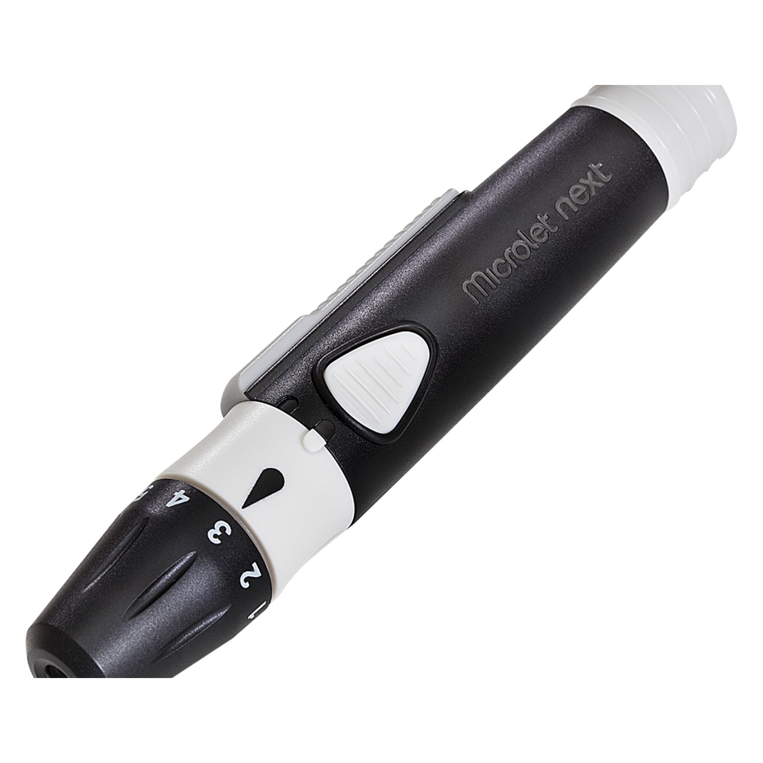 Microlet Next Adjustable Depth Lancing Device with Smooth Glide Technology