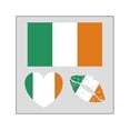 thumbnail image 1 of Bookk Country Temporary Stickers Water Transfer Face Decals, 1 of 5