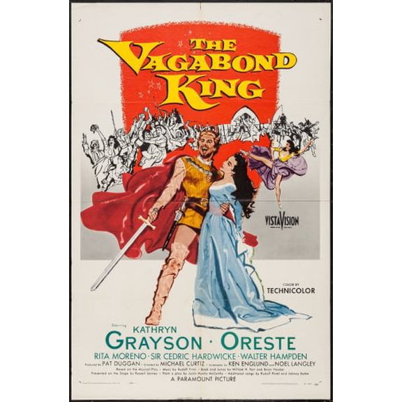 Vagabond King The 11inx17in Mini Poster in Mail/storage/gift tube 11x17 poster