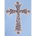 thumbnail image 4 of Women's Graphic Baby Tee, Leopard Cross, Sizes XXS-XXL, 4 of 5