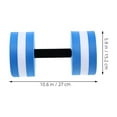 thumbnail image 2 of MLINS 2pcs Aquatic Exercise Dumbbells EVA Foam Floating for Water Aerobics Pool Fitness Swimming Workouts Equipment, 2 of 8