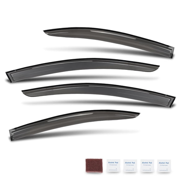 Window Visor Rain Guards Deflector Fit For 2012 2013 2014 2015 Honda Civic Sedan