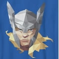 thumbnail image 2 of Boy's Marvel Geometric Thor Graphic Tee Royal Blue Small, 2 of 5