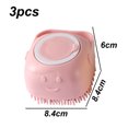 thumbnail image 2 of Cepillo de ducha de silicona para el cuerpo con función de dispensador de gel de ducha, silicona suave, 3 piezas MFZFUKR CPB-WSH62-3, 2 of 6