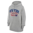 thumbnail image 2 of Women's G-III 4Her by Carl Banks  Heather Gray New York Giants Filigree Logo Pullover Hoodie, 2 of 3