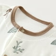 thumbnail image 7 of Bovxnpu Baby Girl Bodysuit, Infant Baby Cotton Bodysuits, Newborn Baby Summer Thin Quarter Sleeved Air-conditioned Suit Jumpsuit Climbing Suit Print Pajamas 4 Months, 7 of 7