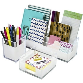 Wire Metal 5 In 1 Desk Organizer Set Letter Sorter Pencil