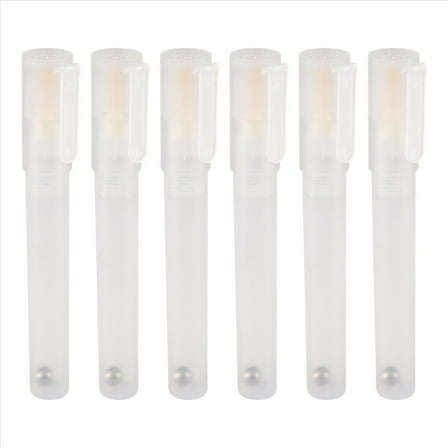 New Arrivals 6 Empty Fillable Blank Paint Pen Markers Refillable