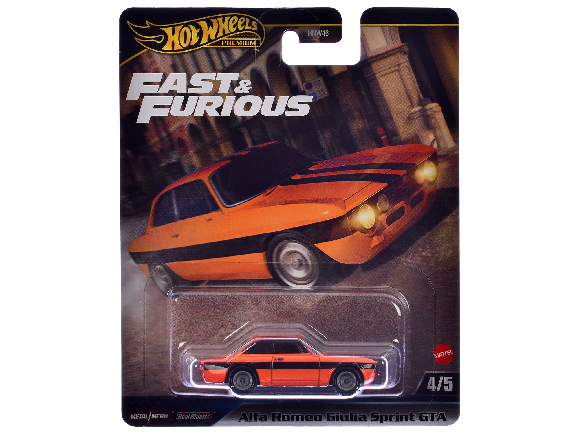 "Fast & Furious" 2025 5 piece Set K Die Cast Model Cars by Hot Wheels
