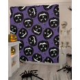 thumbnail image 4 of Halloween Pumpkin Grimace Purple Black Shower Curtain Set ，Waterproof Fabric Shower Curtains Shower Curtains for Bathroom,Bathroom Decor 60"x72", 4 of 6