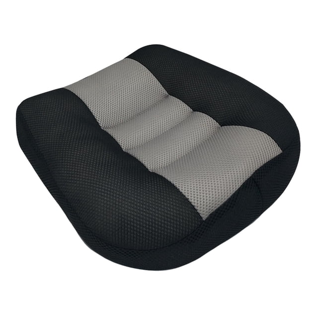 Cojín elevador para asiento de coche, alfombrilla elevadora de altura, almohadilla para asiento de coche con elevación angular Negro