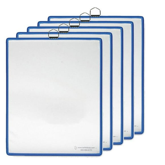 Tarifold PMV5 8 x 11 in. Magnetic Pocket, Blue - Pack of 5