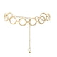 thumbnail image 4 of Fashion Womens Full Circle Metal Wide Chain Belt Waist Dress Adjusted Waistband Conbo, 4 of 4